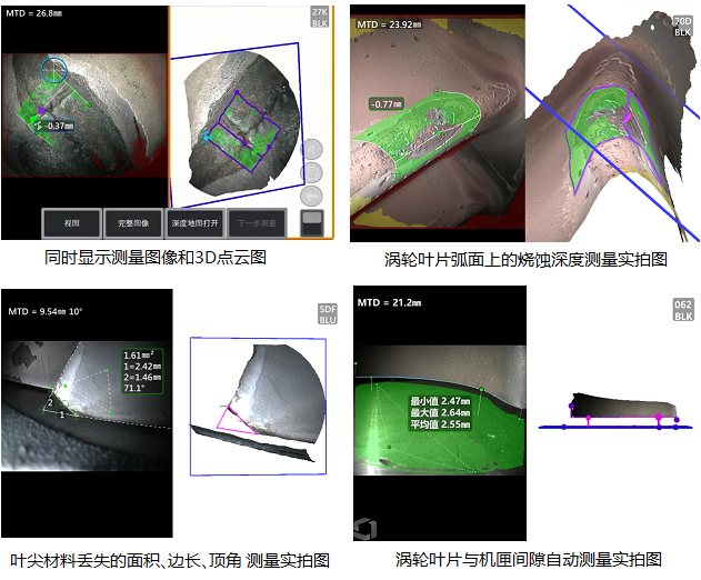 韋林智能孔探儀單物鏡相位掃描三維立體測量技術